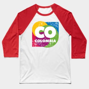 Colombia - CO - logo vintage design Baseball T-Shirt